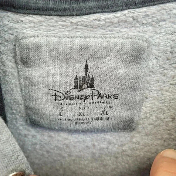 Disney Parks Grey Pullover Hoodie Women's Size Large 2016 Disney World Resort - Picture 2 of 7